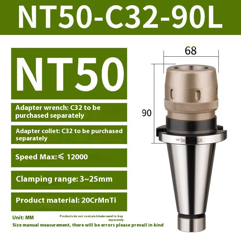 2096-CNC high-precision strong tool holder BT40 BT30 BT50 CNC machining center C32 chuck tool holder Shandong Denso Pricision Tools Co.,Ltd.